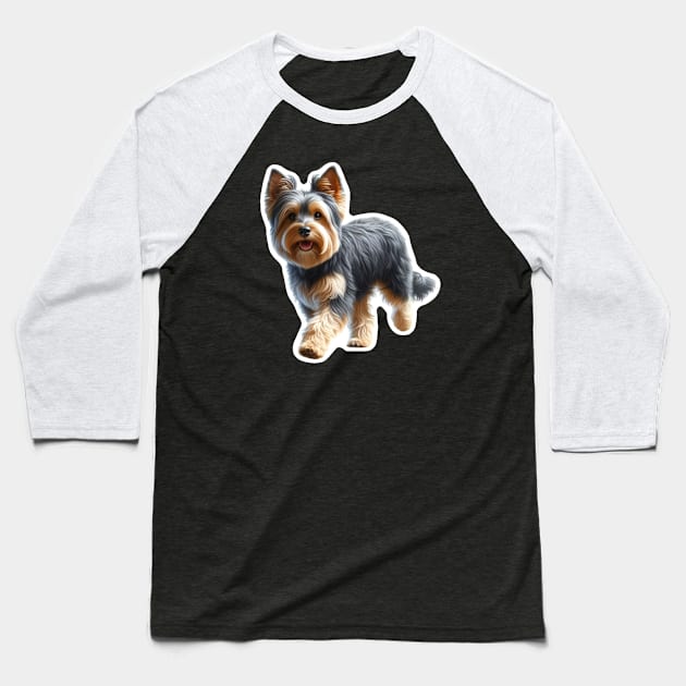 Australian Terrier Baseball T-Shirt by millersye